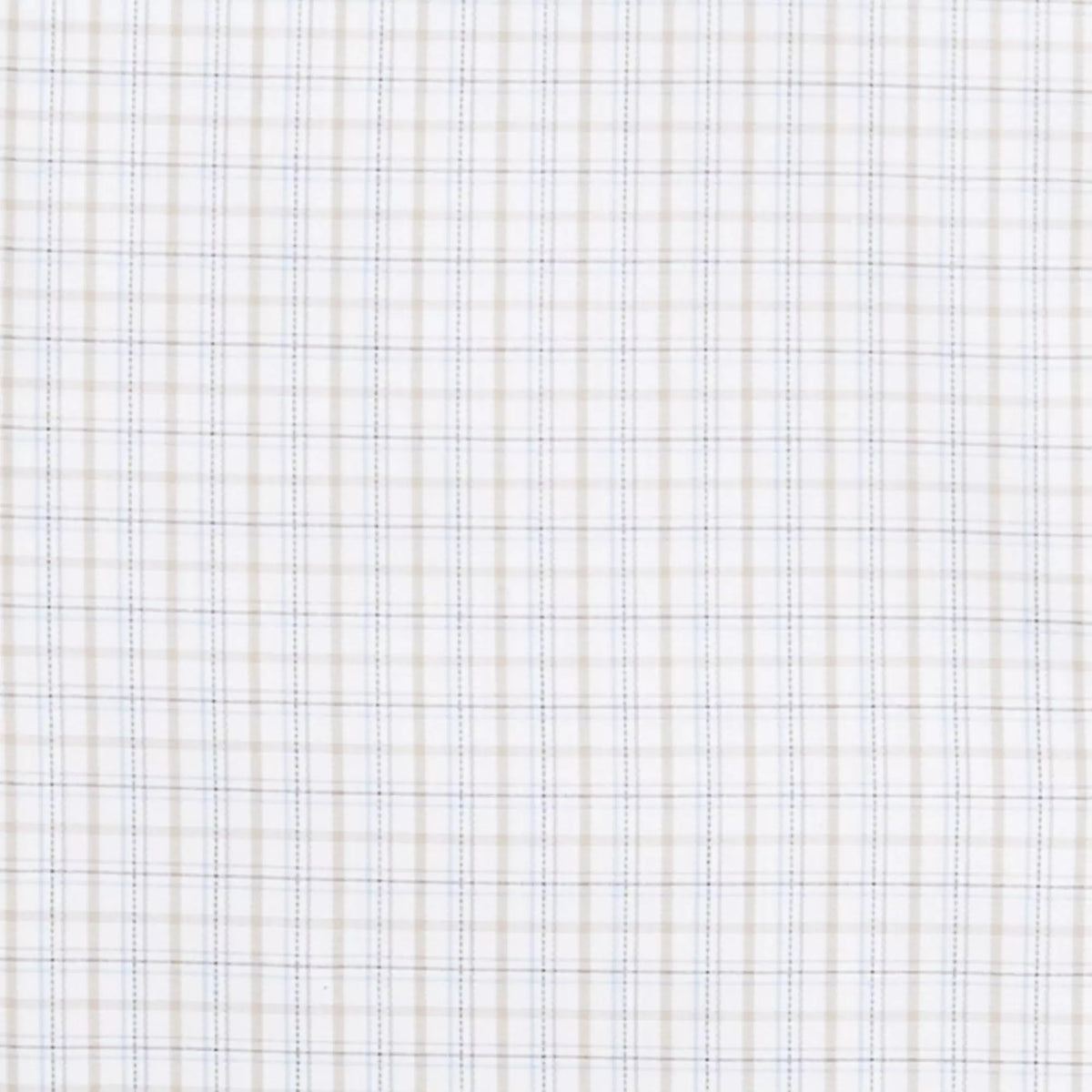 Beige & White Classic Fit Shadow Casual Check Formal Shirt