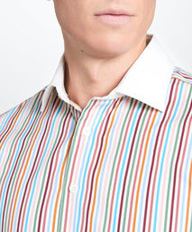 Multicolour Tailored Fit Multi Bengal Stripe Formal Shirt