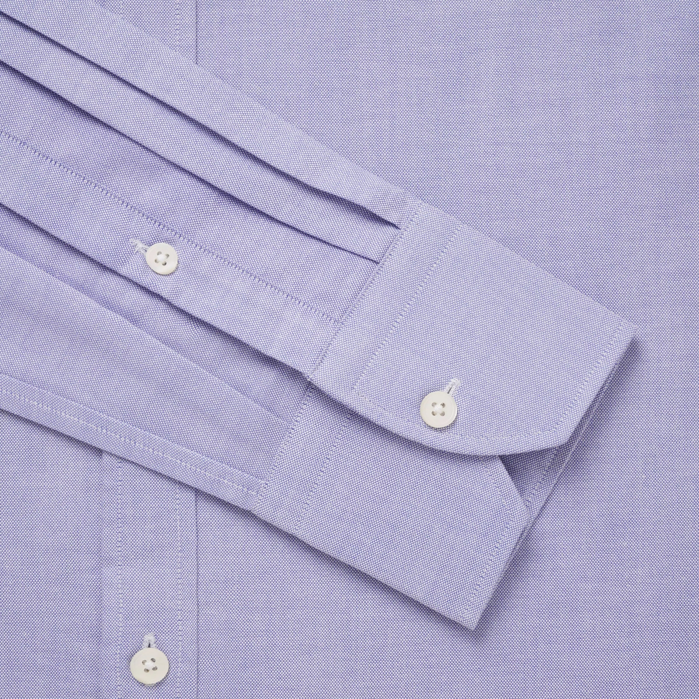 Blue Slim Fit Open Weave Oxford Formal Shirt