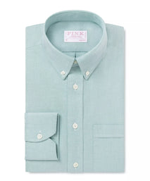 Teal Green Tailored Fit Button Down Smart Casual American Oxford Shirt